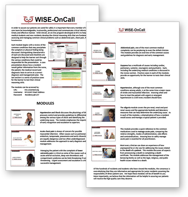 Wise-OnCall Modules